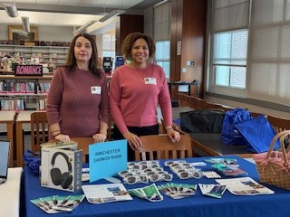 Winchester Savings Bank participating in the Woburn Career Fair, connecting with local job seekers.